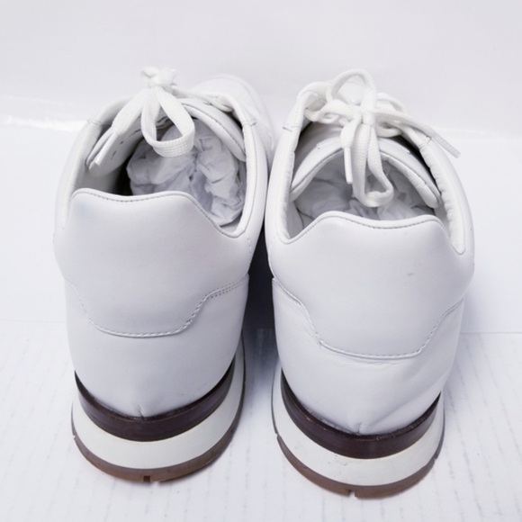 Bally Men's Astel Stripped Trainspotting Wht Leather Sneakers US Men's Size 12 - Picture 5 of 7